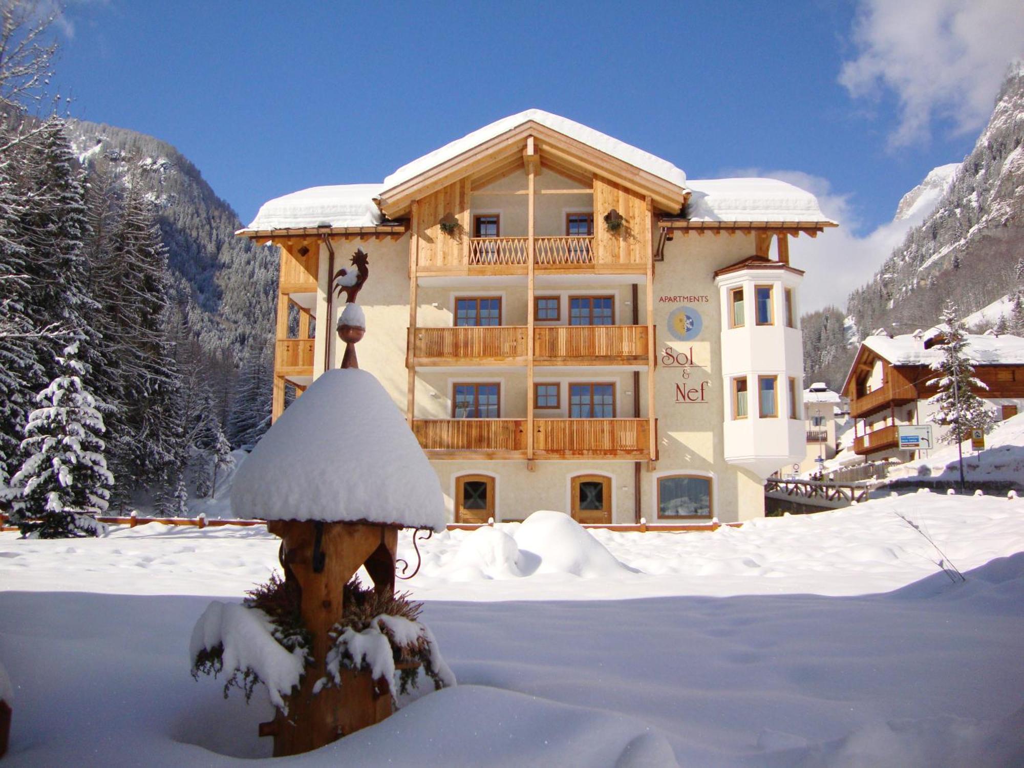 Apartments Sol E Nef Rocca Pietore Bagian luar foto
